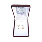 Aros Plata 925 Pasador Perla Rosada - Miniatura 2