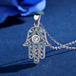 Collar Plata 925 Mano de Fatima Hamsa - Miniatura 4
