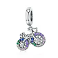 Charm Plata 925 Bicicleta Love Colores - Miniatura 1