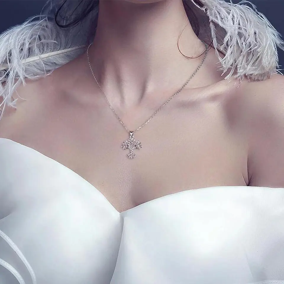 Collar Plata 925 Arbol de la Vida Life 6