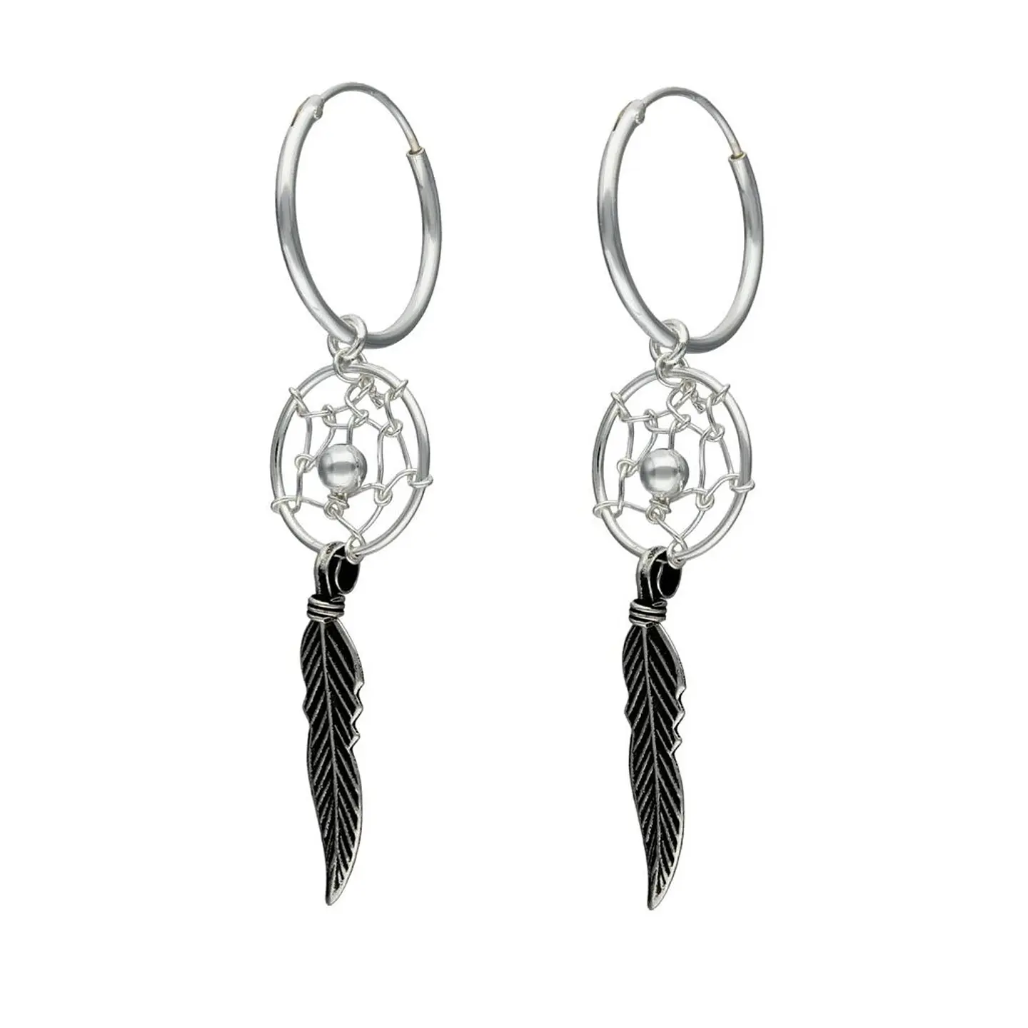 Aros Plata 925 Argolla Atrapa Sueño 1