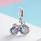 Charm Plata 925 Bicicleta Love Colores - Miniatura 6