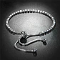 Pulsera Con Circones Plateada Ajustable - Miniatura 3