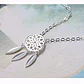 Collar Colgante Atrapa Sueños Plateado - Miniatura 6