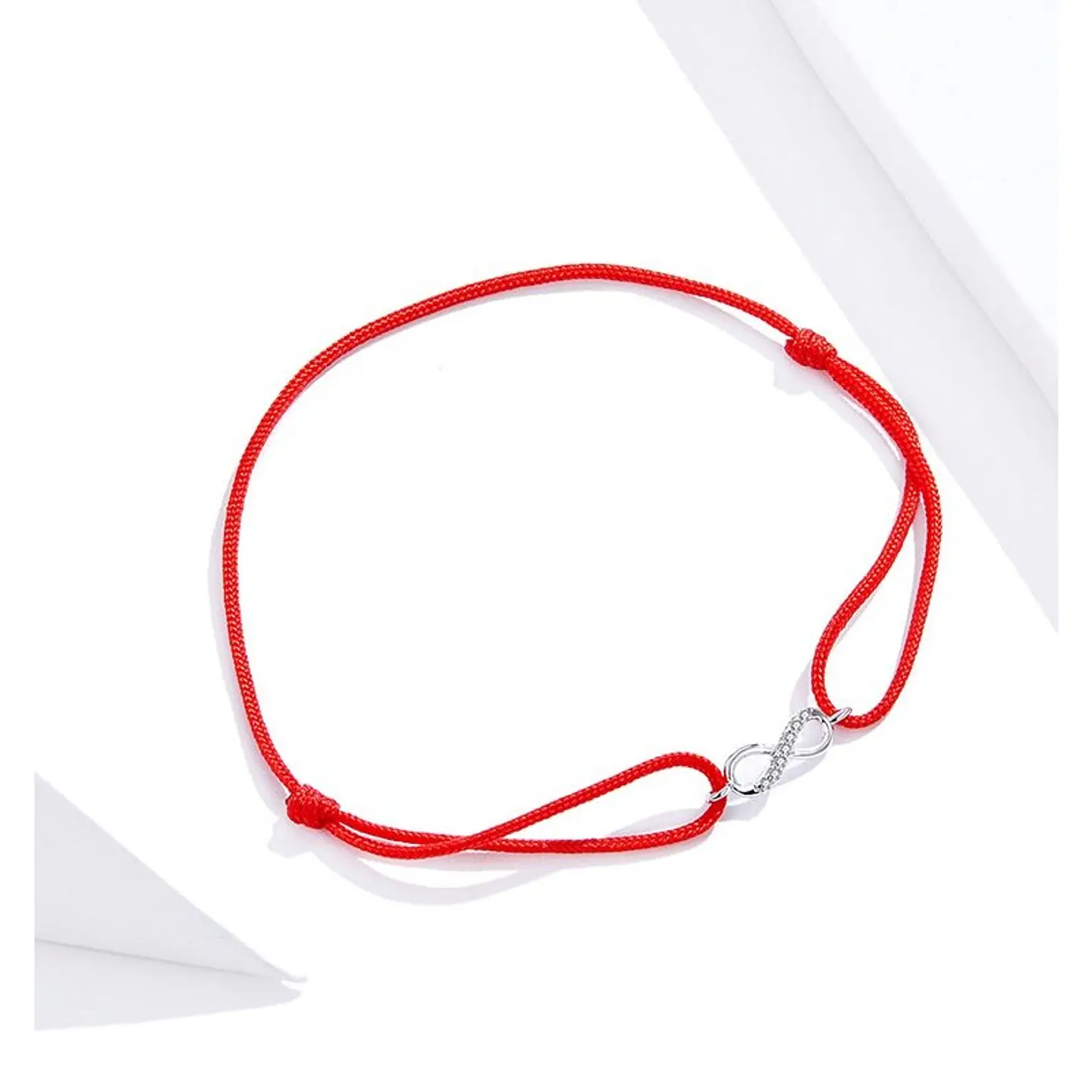 Pulsera Plata 925 Hilo Rojo Infinito 5