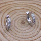Aros Argollas Huggie 12mm Plateado - Miniatura 2