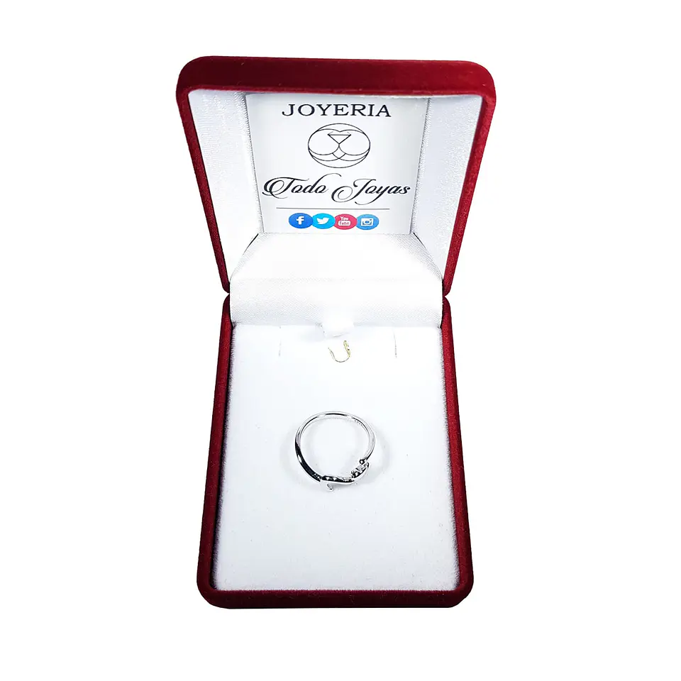 Anillo Forma de Gato Plateado 2