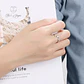 Anillo Forma de Gato Plateado - Miniatura 3
