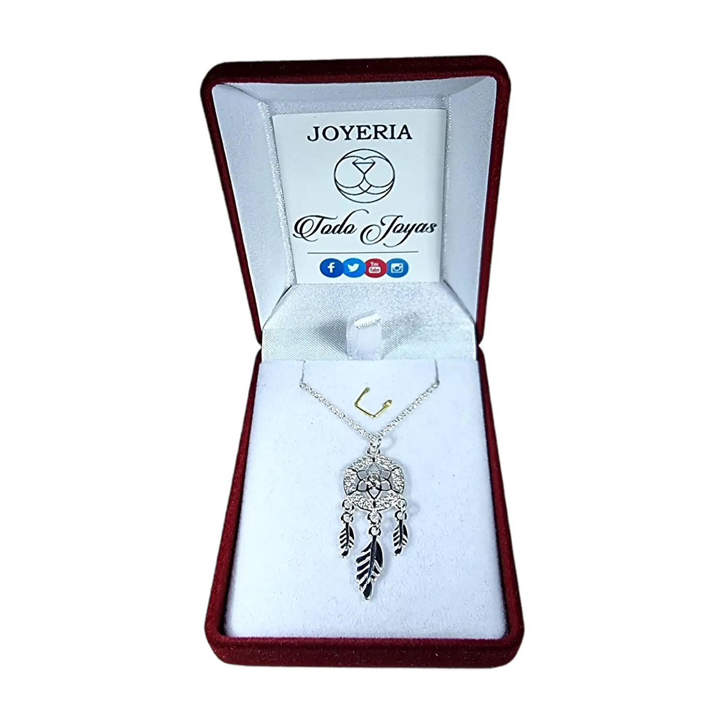 Collar Atrapa Sueño Circones Plateado 2