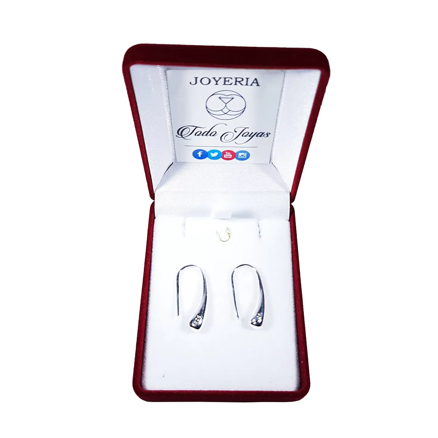 Aros de Gotas Plateado 2