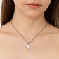 Collar Delfín Acero Plateado - Miniatura 2