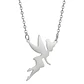 Colgante Collar Hada Acero Plateado - Miniatura 1
