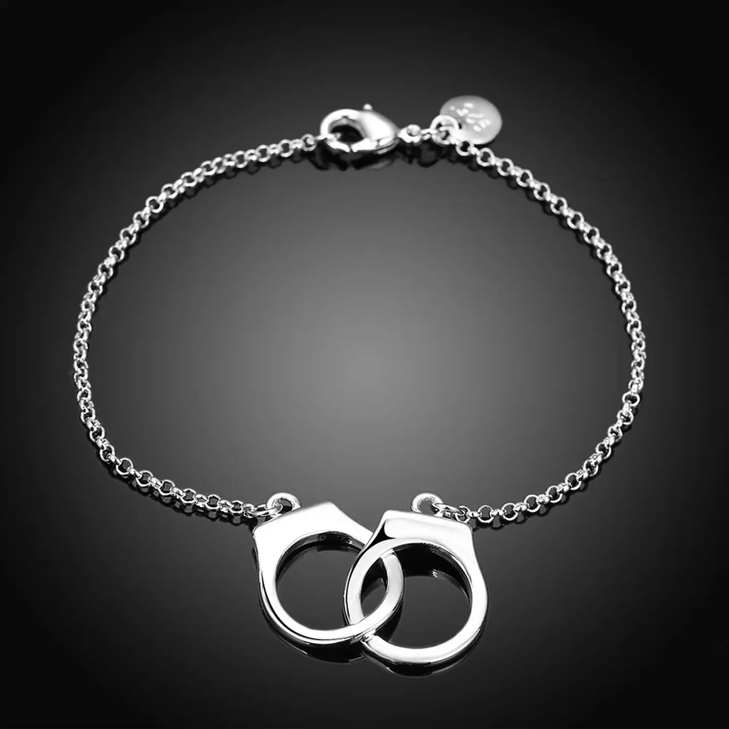 Pulsera Esposas Plateada 5