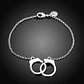 Pulsera Esposas Plateada - Miniatura 5