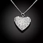 Collar Relicario Corazon Plateado - Miniatura 4