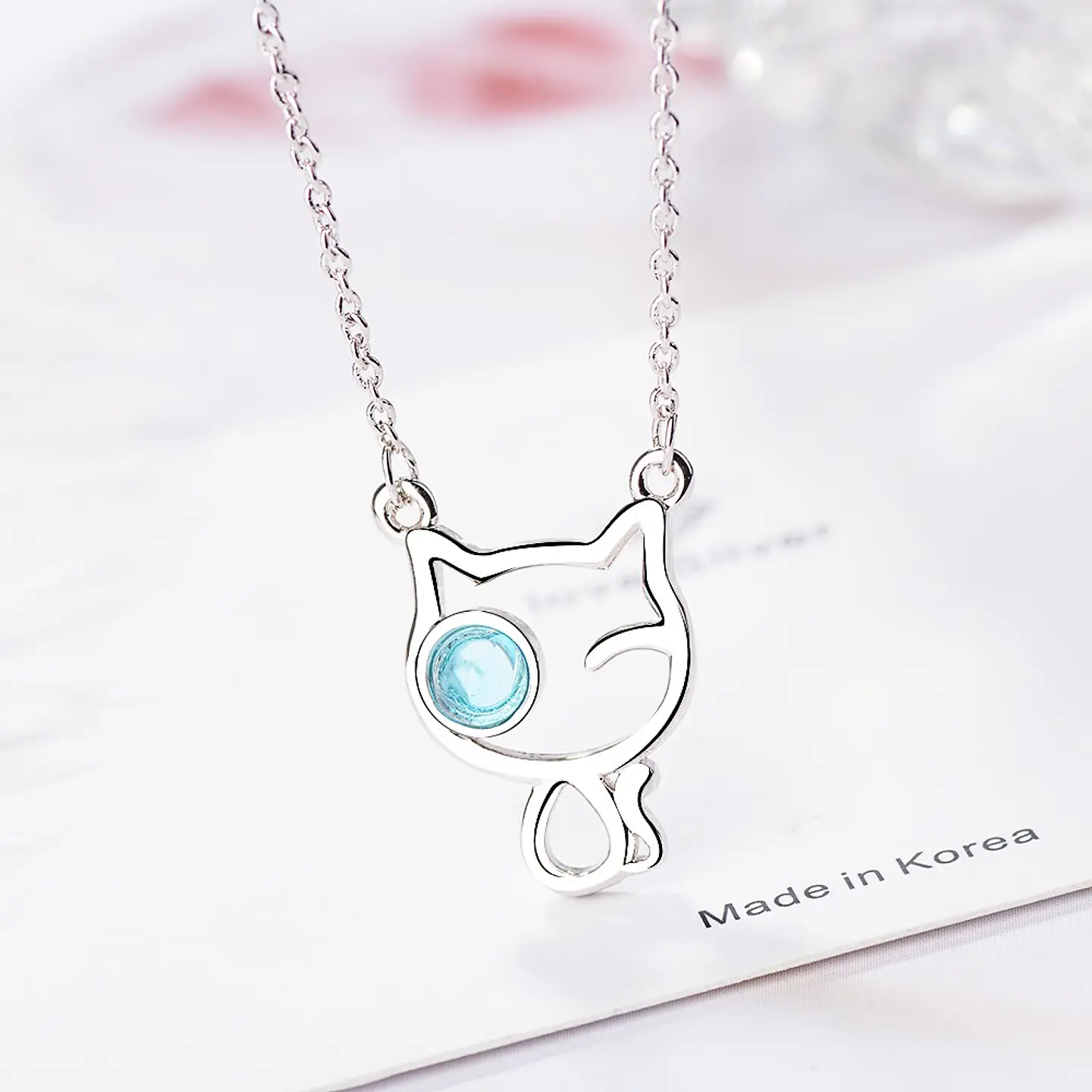 Pulsera Gatito Ajustable Plateada 3
