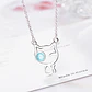 Pulsera Gatito Ajustable Plateada - Miniatura 3