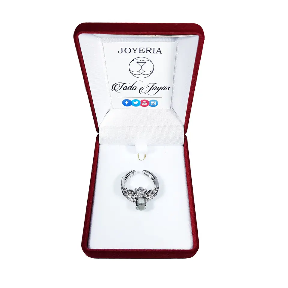 Anillo Te amo en 100 Idiomas Plateado 2