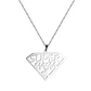 Collar Super Mama Acero Plateado - Miniatura 1