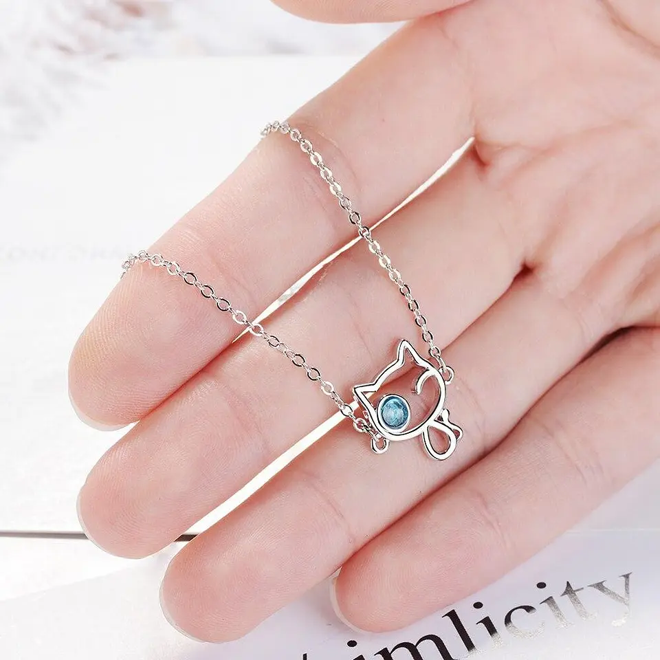 Pulsera Gatito Ajustable Plateada 6
