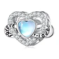 Charm Dije Plata 925 Corazon Infinito Forever Love - Miniatura 1