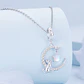 Charm Dije Plata 925 Gato en Luna y Estrella - Miniatura 4