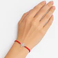 Pulsera Plata 925 Nudo de Bruja Hilo Rojo Trenzado - Miniatura 2
