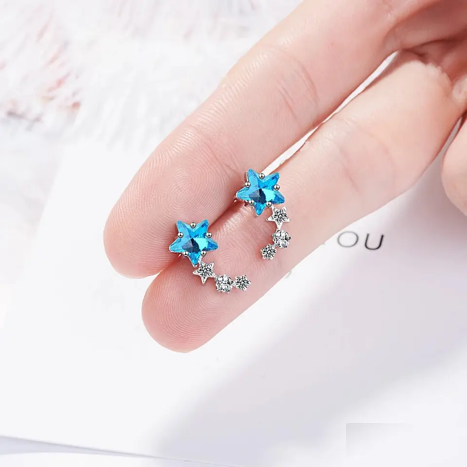Aros Estrella Azul y Circones 5