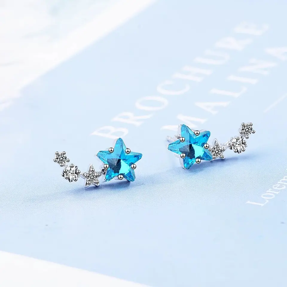 Aros Estrella Azul y Circones 6