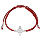 Pulsera Plata 925 Nudo de Bruja Hilo Rojo Circones Trenzado - Miniatura 1