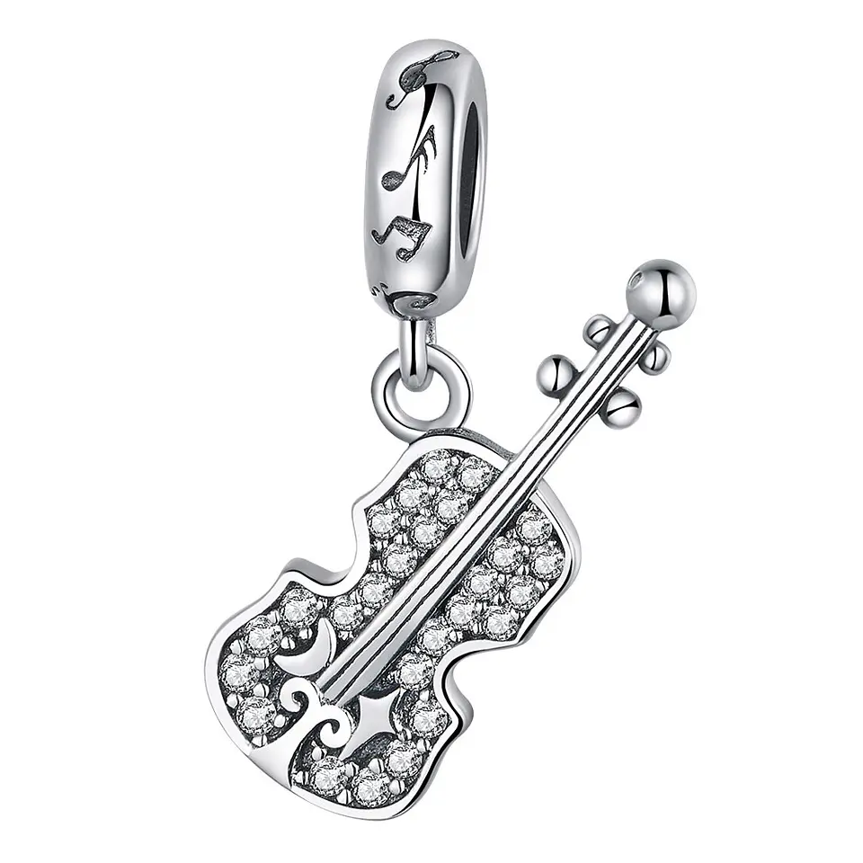 Charm Dije Plata 925 Violin  1