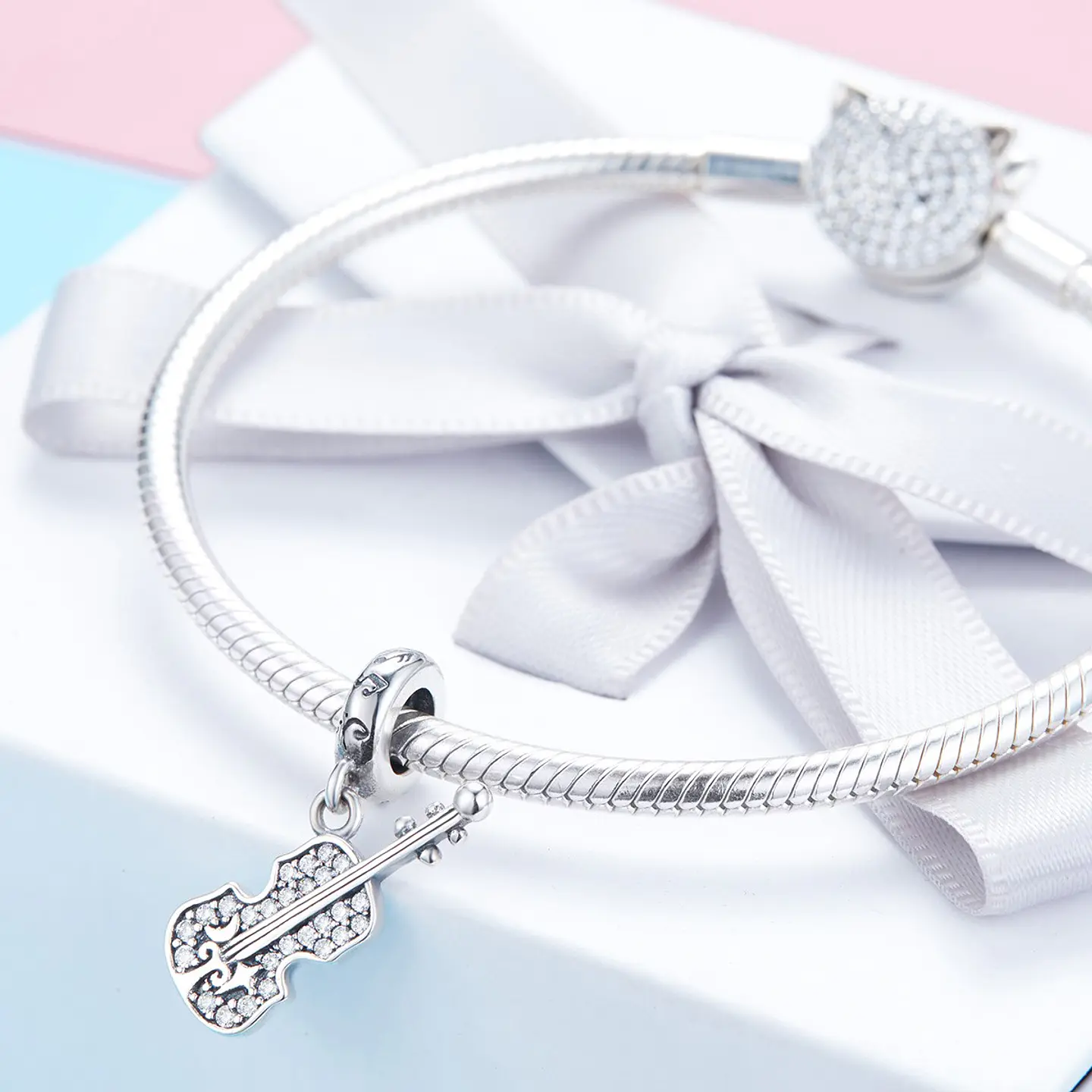 Charm Dije Plata 925 Violin  2