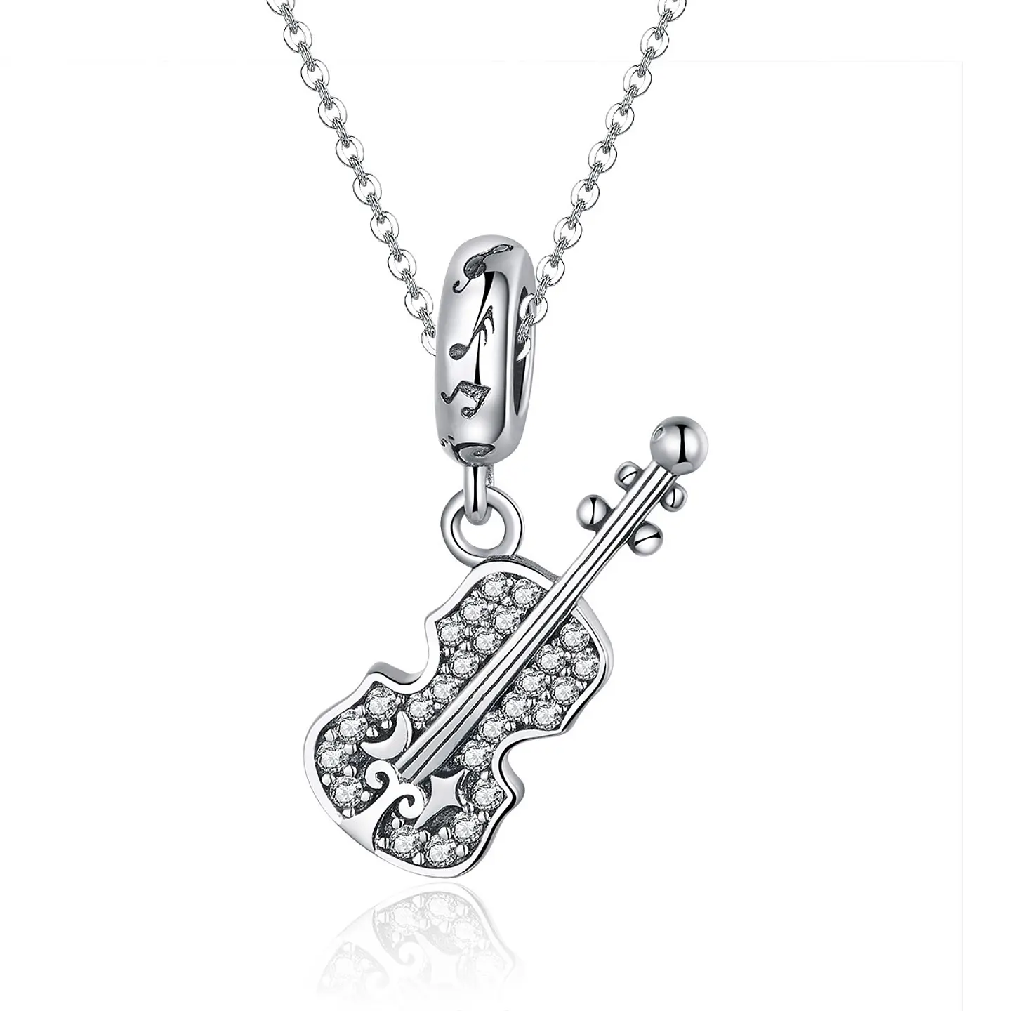 Charm Dije Plata 925 Violin  3