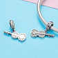 Charm Dije Plata 925 Violin  - Miniatura 4