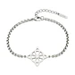 Pulsera Nudo de Bruja Celta Plateada Acero MD1125 - Miniatura 1