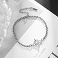 Pulsera Nudo de Bruja Celta Plateada Acero MD1125 - Miniatura 2