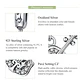 Charm Dije Plata 925 Violin  - Miniatura 6