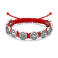 Pulsera Hilo Rojo San Benito Protector 10 Medallas MD1127 - Miniatura 1