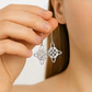 Aros Plata 925 Nudo de Bruja Celta y Circones - Miniatura 2