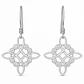 Aros Plata 925 Nudo de Bruja Celta y Circones - Miniatura 3