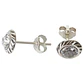 Aros Plata 925 Apegados Cristal Austriaco 7mm - Miniatura 1