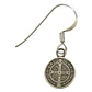 Aros Plata 925 Colgante San Benito Protector Medalla - Miniatura 2
