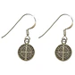 Aros Plata 925 Colgante San Benito Protector Medalla - Miniatura 6