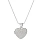 Collar Relicario Plata 925 Corazón Con Circones - Miniatura 1