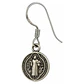 Aros Plata 925 Colgante San Benito Protector Medalla - Miniatura 7