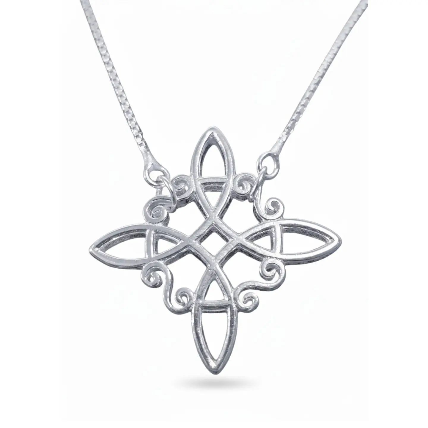Collar Plata 925 Nudo de Bruja Celta 1