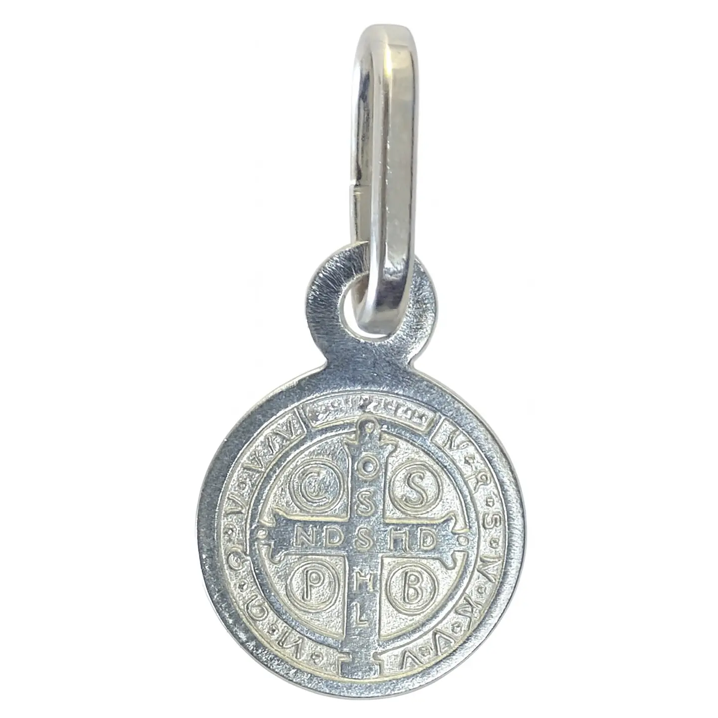 Collar Medalla Plata 925 San Benito Protector Niños 4