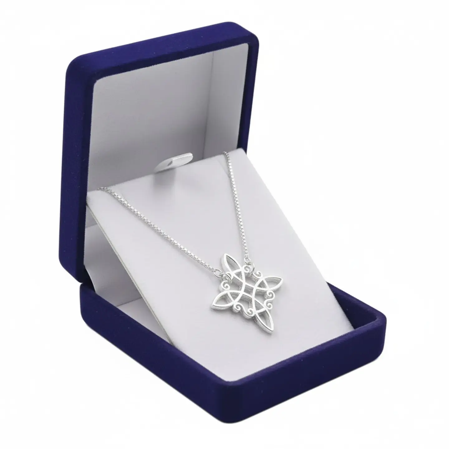 Collar Plata 925 Nudo de Bruja Celta 3