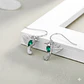 Aros Colgate Colibrí Ave Cristal Verde - Miniatura 2