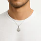 Collar Medalla Plata 925 Virgen Del Carmen Milagrosa - Miniatura 7